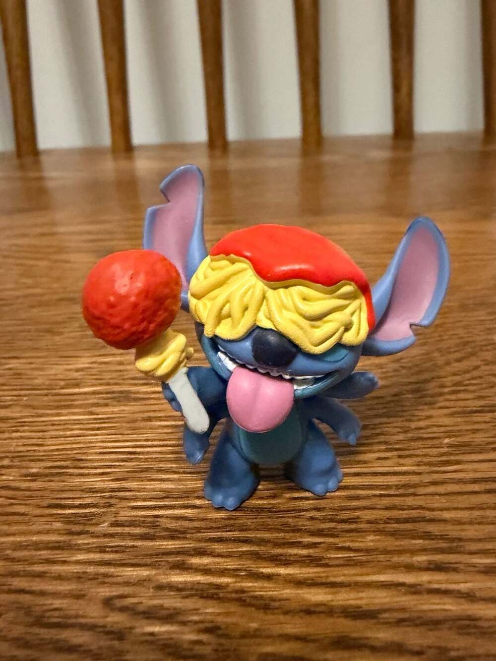 Just Play Disney Stitch Feed Me Series 2 Spaghetti Stitch Mini Figure